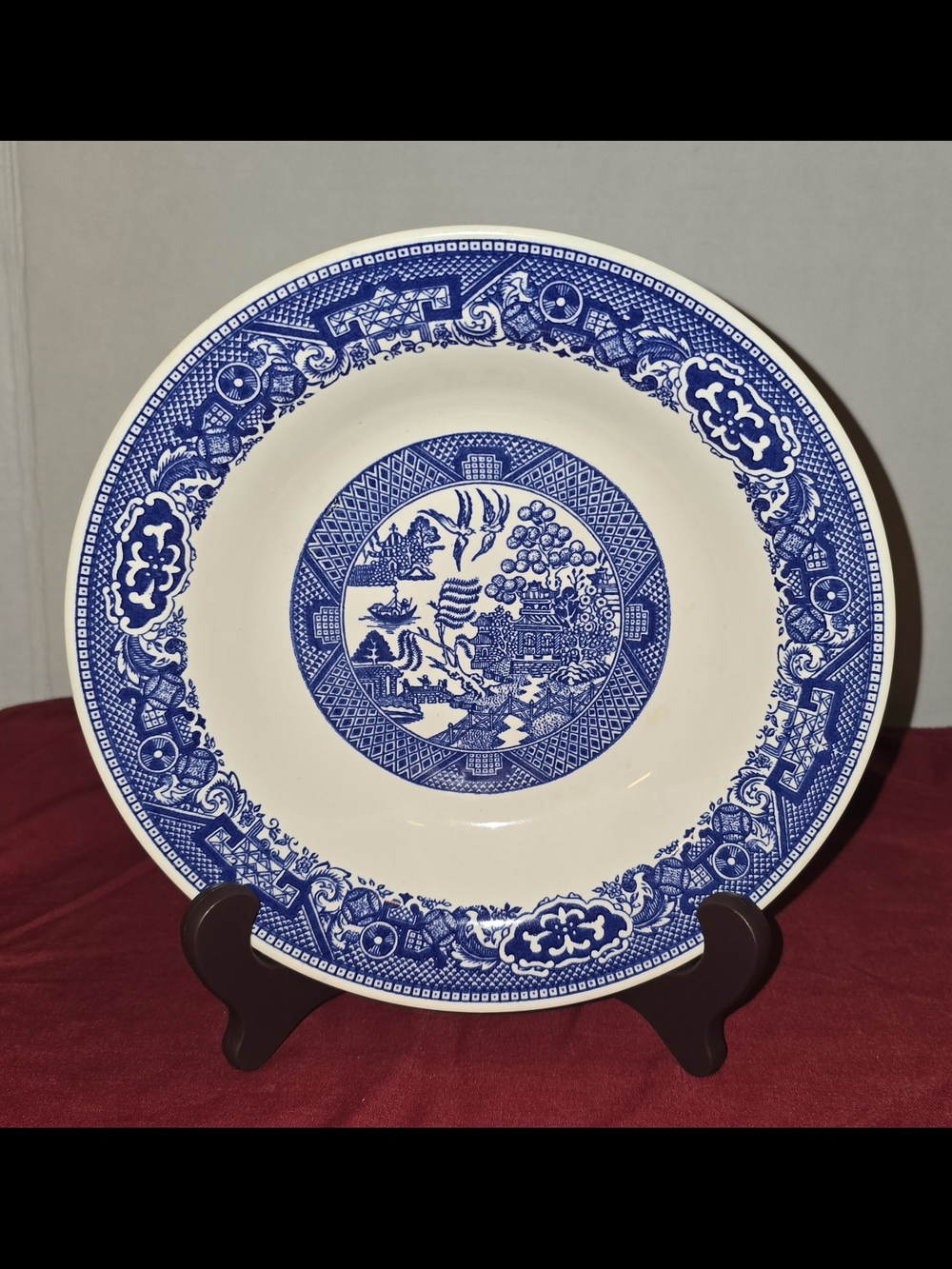 Vintage Royal China Blue Willow Ware Rim Soup Bowl 8.5"